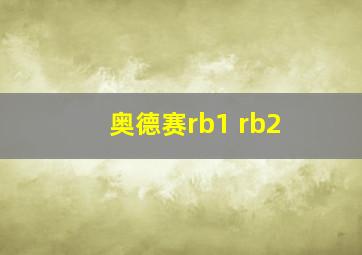 奥德赛rb1 rb2